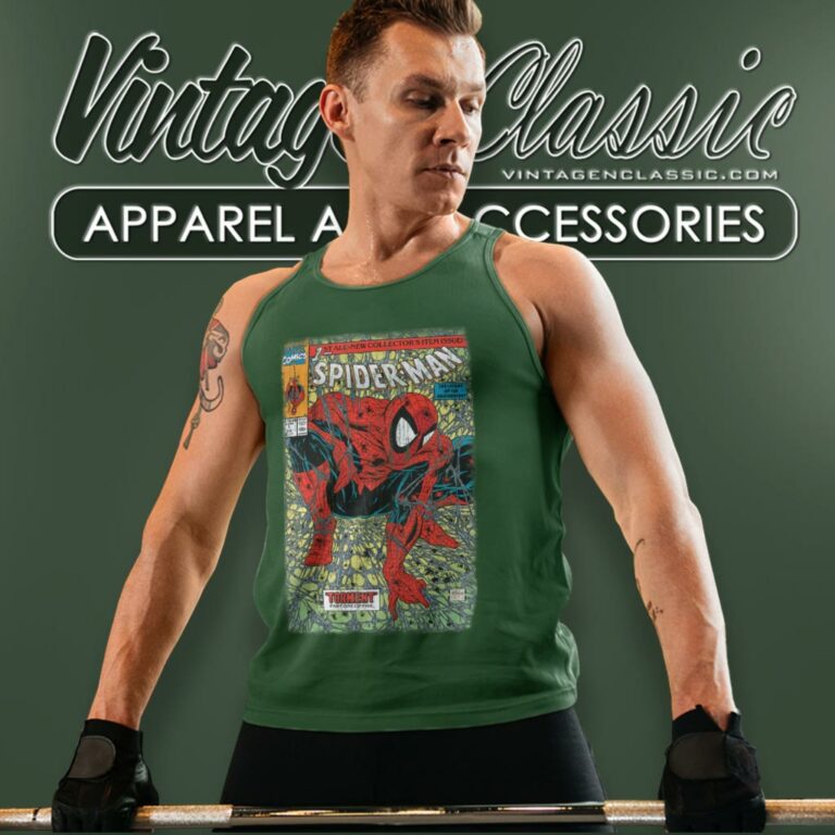 Spiderman Torment Tank Top Racerback Spiderman Torment Tank Top Racerback