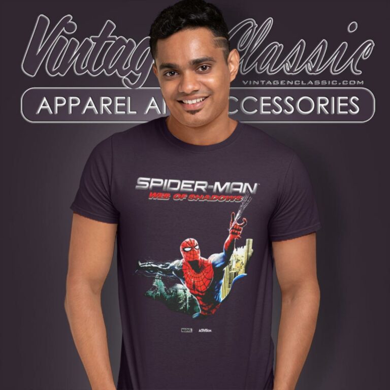 Spiderman Web Of Shadows T Shirt Spiderman Web Of Shadows T Shirt