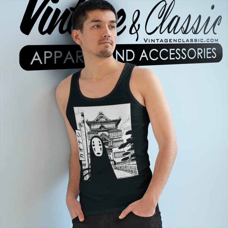Spirited Away No Face Tank Top Racerback Spirited Away No Face Tank Top Racerback