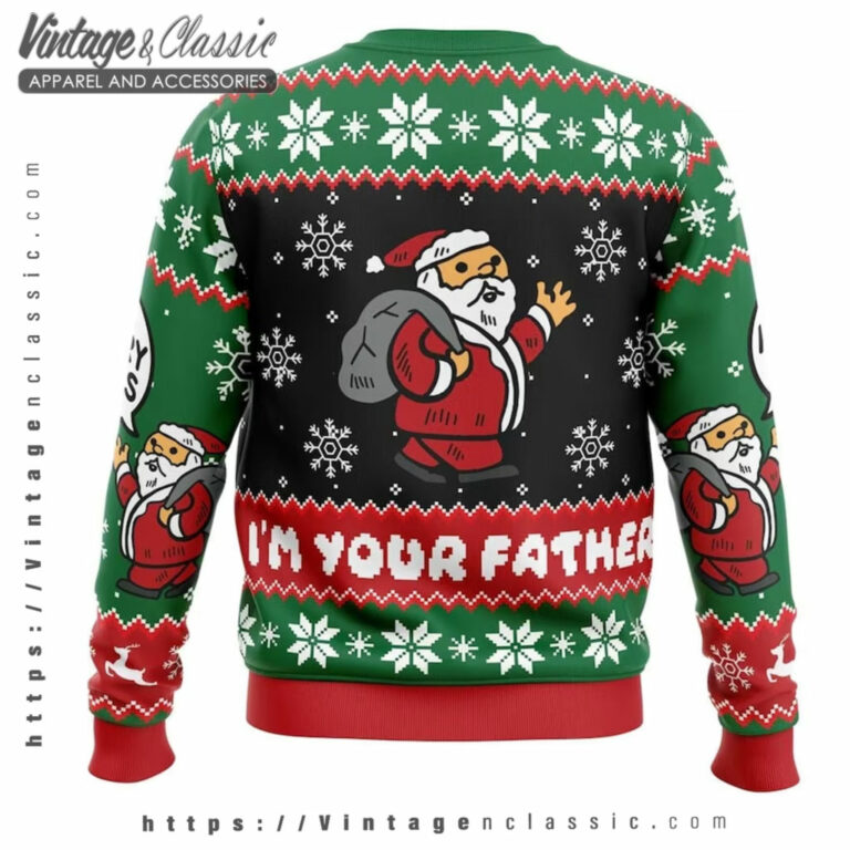 Spoiler Christmas Santa Ugly Sweater back Ugly Sweater Spoiler Christmas Santa Ugly Sweater back Ugly Sweater
