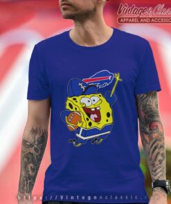 Spongebob Buffalo Bills Football Shirt T shirt
