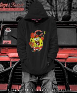 Spongebob Chicago Bears Football Shirt Hoodie