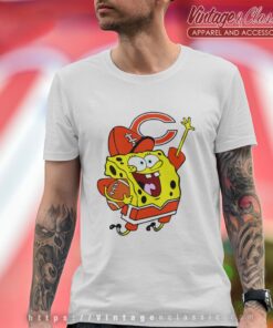 Spongebob Chicago Bears Football Shirt T shirt