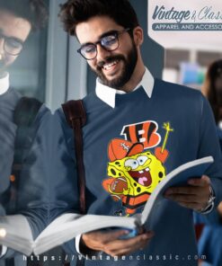 Spongebob Cincinnati Bengals Football Shirt
