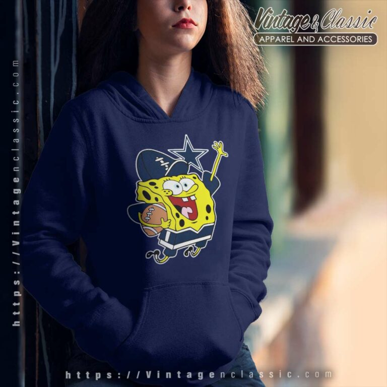 Spongebob Dallas Cowboys Football Hoodie Spongebob Dallas Cowboys Football Hoodie