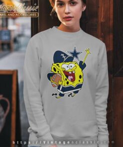 Spongebob Dallas Cowboys Football Sweatshirt