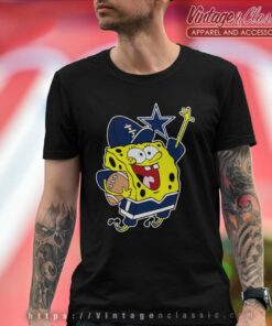 Spongebob Dallas Cowboys Football T Shirt