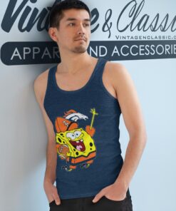 Spongebob Denver Broncos Football Shirt