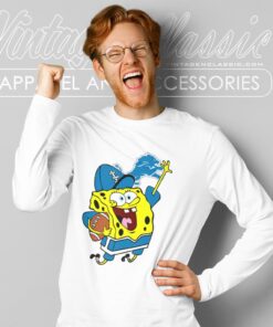 Spongebob Detroit Lions Football Shirt