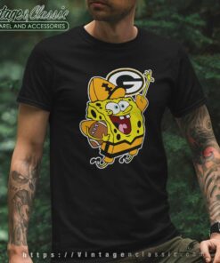 Spongebob Green Bay Packers T Shirt
