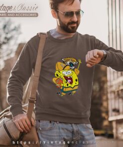 Spongebob Jacksonville Jaguars Football Shirt Sweatshirt