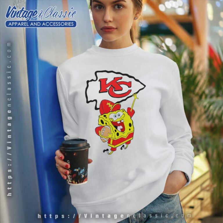 Spongebob Kansas City Chiefs Sweatshirt Spongebob Kansas City Chiefs Sweatshirt