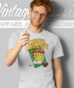 Spongebob Kc Chiefs Super Bowl Lviii T Shirt