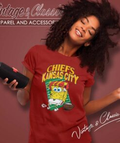 Spongebob Kc Chiefs Super Bowl Lviii Women TShirt
