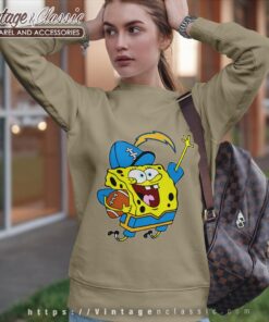 Spongebob Los Angeles Chargers Football Shirt