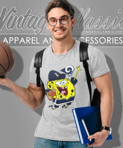 Spongebob Los Angeles Rams Football Shirt T shirt