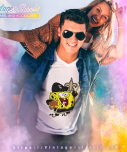 Spongebob New Orleans Saints Football Shirt