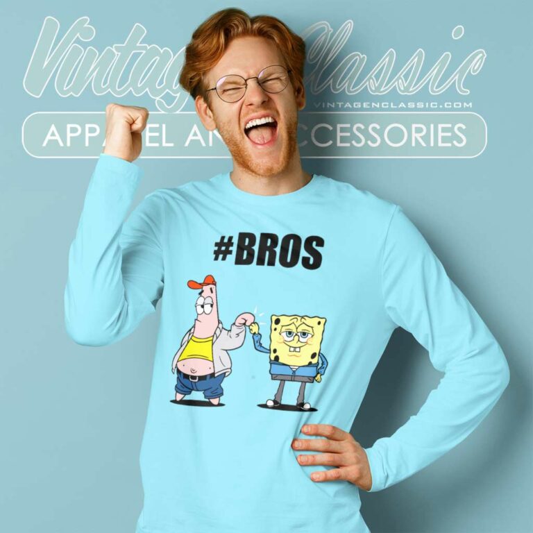 Spongebob Patrick Bros Long Sleeve Tee Spongebob Patrick Bros Long Sleeve Tee