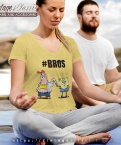 Spongebob Patrick Bros Shirt 4 Spongebob Patrick Bros V Neck TShirt