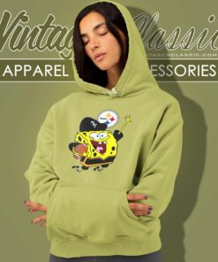 Spongebob Pittsburgh Steelers Football Shirt Hoodie