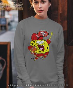 Spongebob San Francisco 49ers Football Shirt
