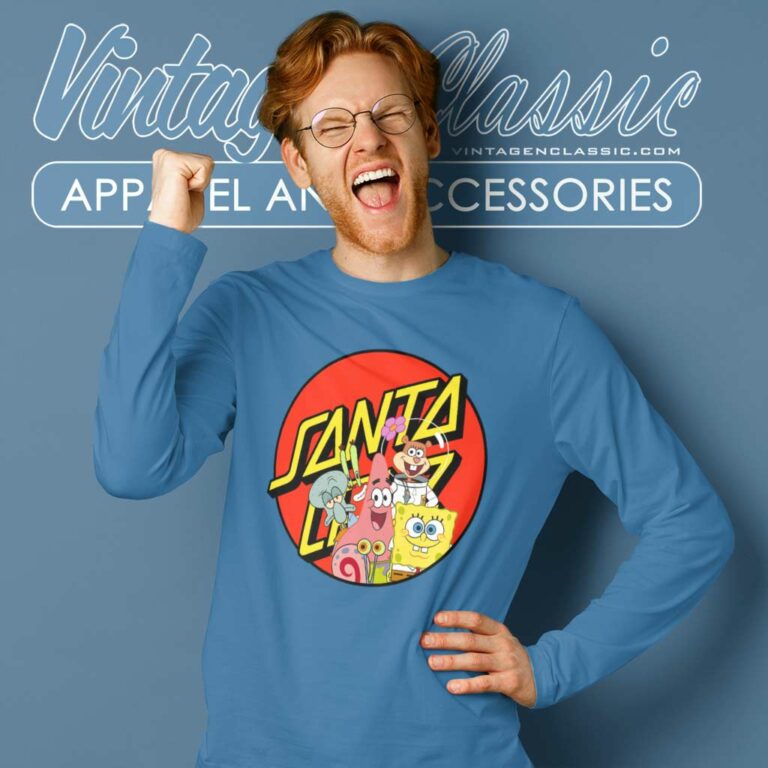 Spongebob Santa Cruz Long Sleeve Tee Spongebob Santa Cruz Long Sleeve Tee