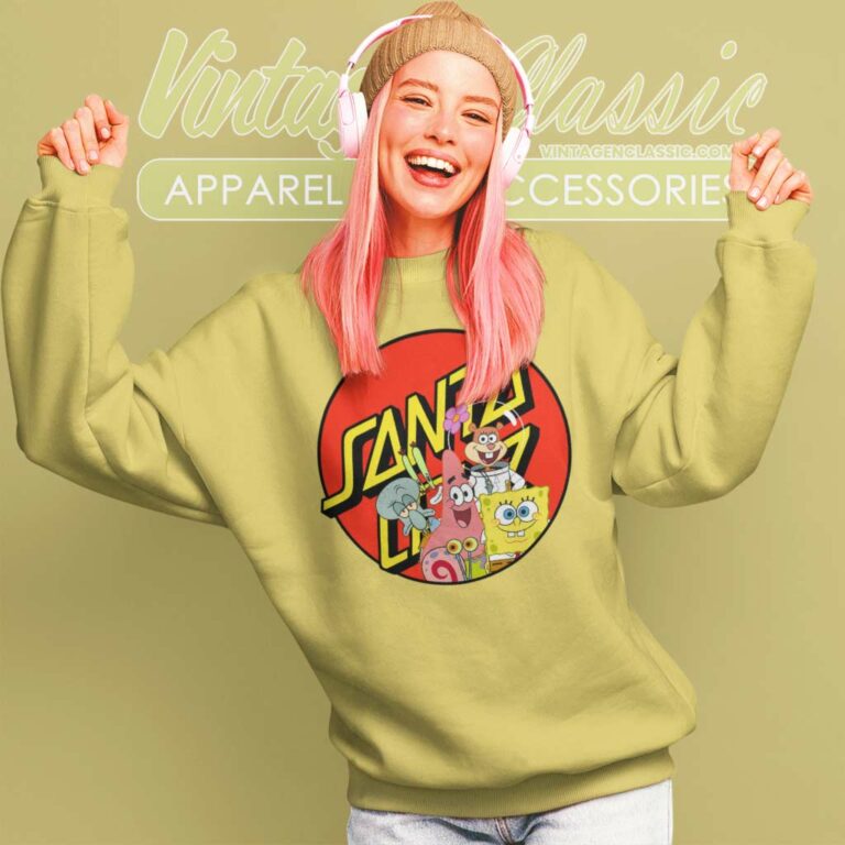 Spongebob Santa Cruz Sweatshirt Spongebob Santa Cruz Sweatshirt