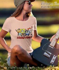 Spongebob Squad Goal Halloween Women TShirt