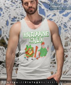 Spongebob Squarepant And Patrick Star Wrapping Crew Tank Top Racerback