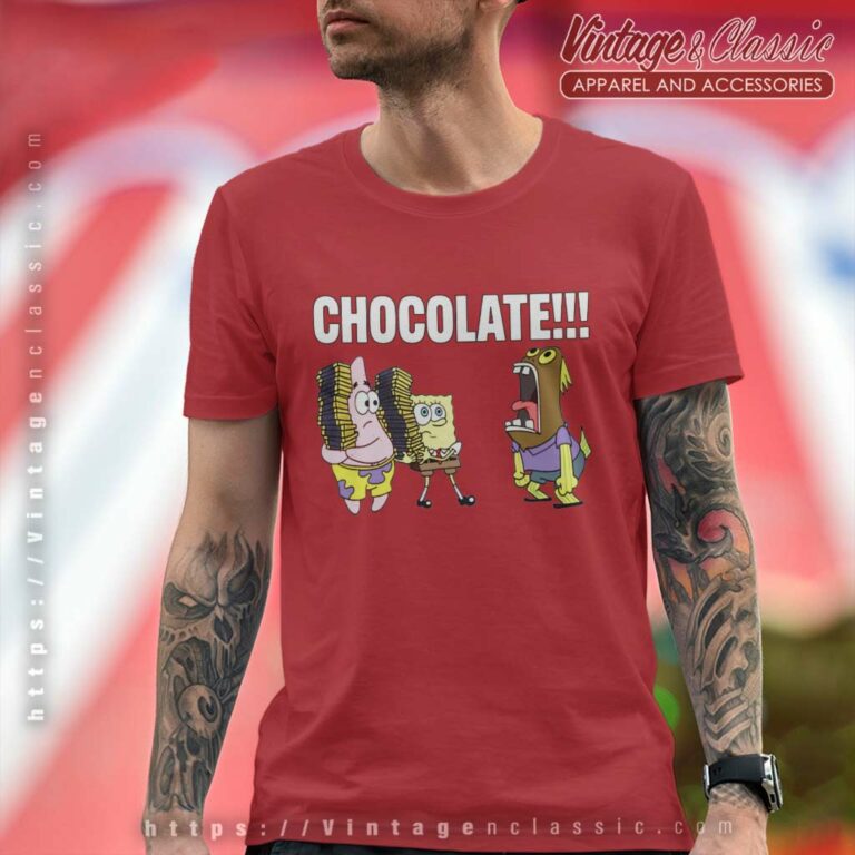 Spongebob Squarepants Chocolate T Shirt Spongebob Squarepants Chocolate T Shirt