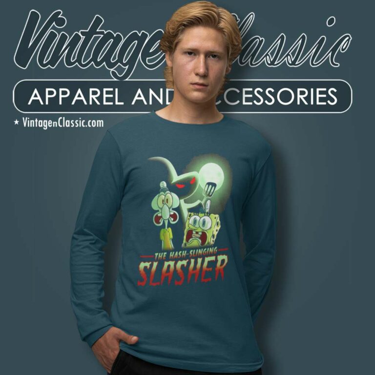Spongebob Squarepants Hash Slinging Slasher Long Sleeve Tee Spongebob Squarepants Hash Slinging Slasher Long Sleeve Tee