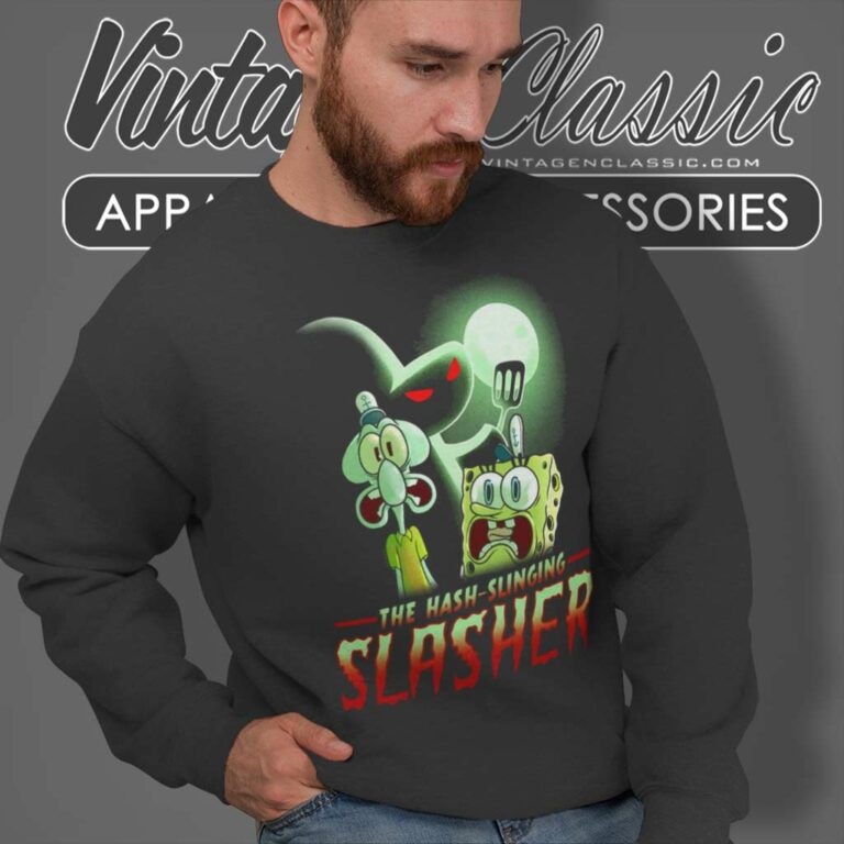 Spongebob Squarepants Hash Slinging Slasher Sweatshirt Spongebob Squarepants Hash Slinging Slasher Sweatshirt