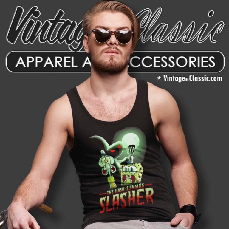 Spongebob Squarepants Hash Slinging Slasher Tank Top Racerback Spongebob Squarepants Hash Slinging Slasher Tank Top Racerback