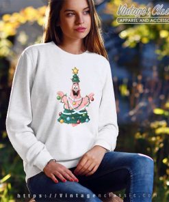 Spongebob Squarepants Patrick Star Christmas Tree Sweatshirt