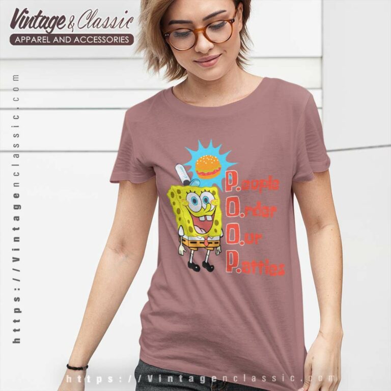 Spongebob Squarepants Poop Women TShirt Spongebob Squarepants Poop Women TShirt