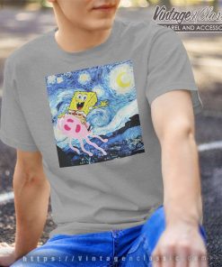 Spongebob Squarepants Starry Night T Shirt