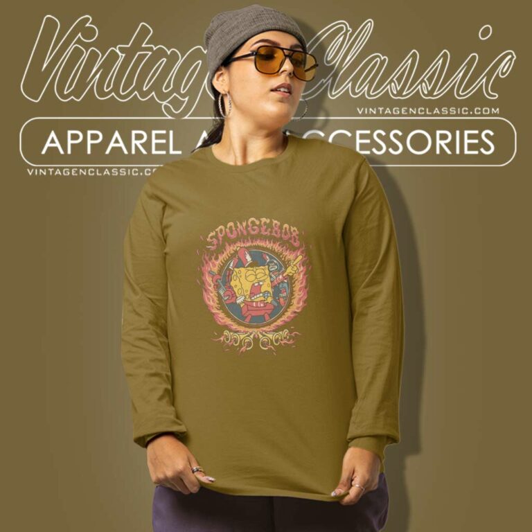 Spongebob Squarepants Sweet Long Sleeve Tee Spongebob Squarepants Sweet Long Sleeve Tee