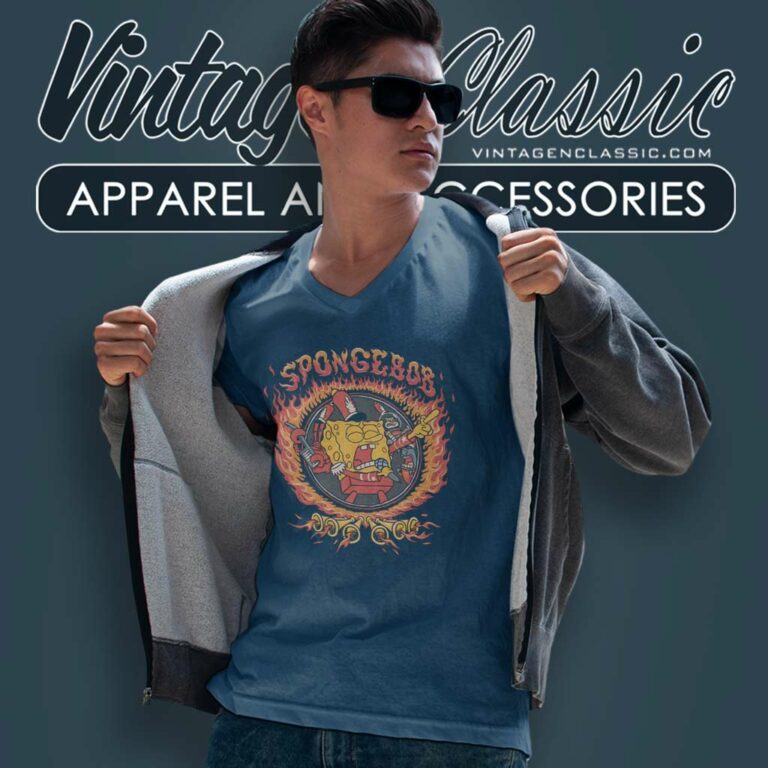 Spongebob Squarepants Sweet V Neck TShirt Spongebob Squarepants Sweet V Neck TShirt