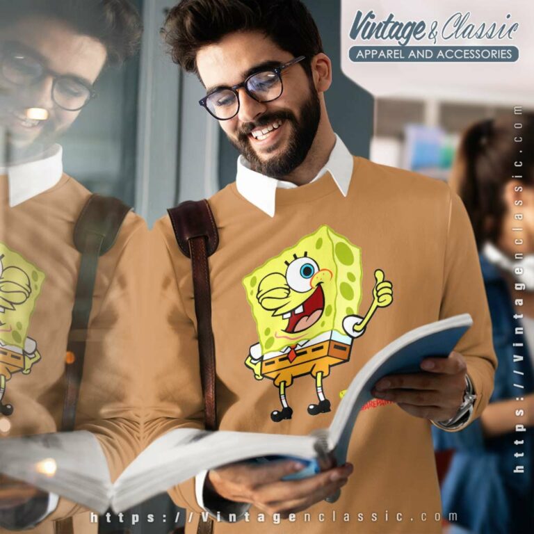 Spongebob Squarepants Thump Up Sweatshirt Spongebob Squarepants Thump Up Sweatshirt