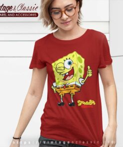 Spongebob Thump Up Shirt 6 Spongebob Squarepants Thump Up Women TShirt