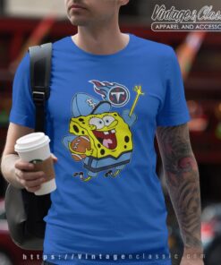 Spongebob Tennessee Titans Football Shirt T shirt