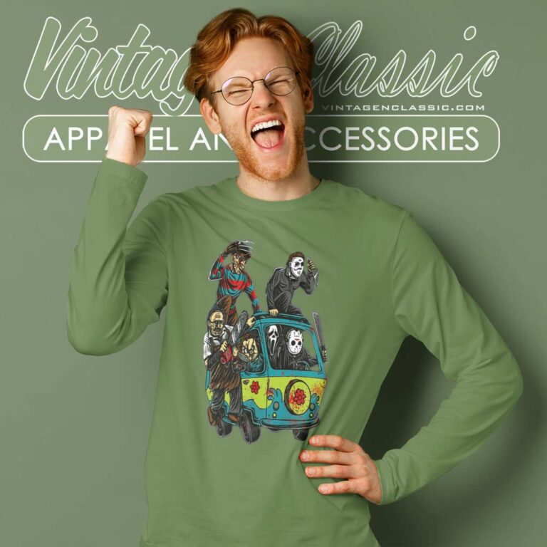 Spooky Halloween Bus Shirt Long Sleeve Tee Spooky Halloween Bus Shirt Long Sleeve Tee