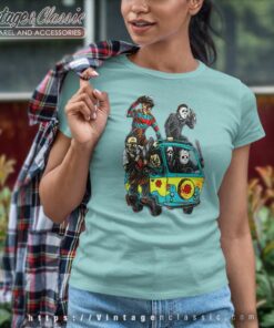 Spooky Halloween Bus Shirt 6 Spooky Halloween Bus Shirt Women TShirt