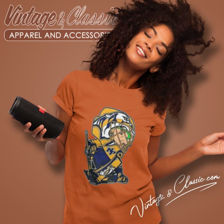 Sportnics Nashville Predators Goalie Women T Shirt Sportnics Nashville Predators Goalie Women T Shirt