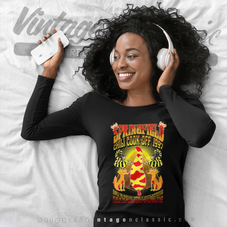 Springfield Chili Cook Off Inspired Simpsons Long Sleeve Tee Springfield Chili Cook Off Inspired Simpsons Long Sleeve Tee