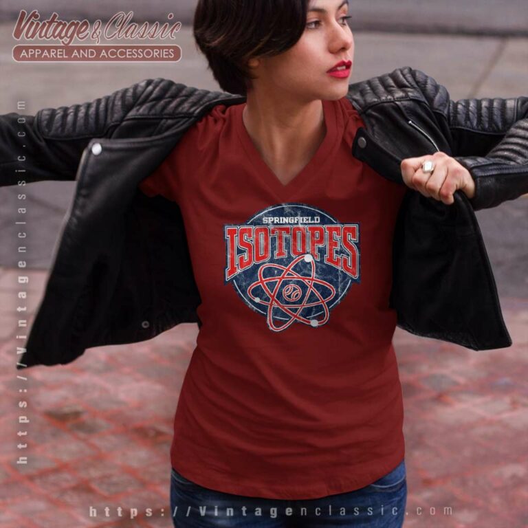 Springfield Isotopes Simpsons V Neck TShirt Springfield Isotopes Simpsons V Neck TShirt