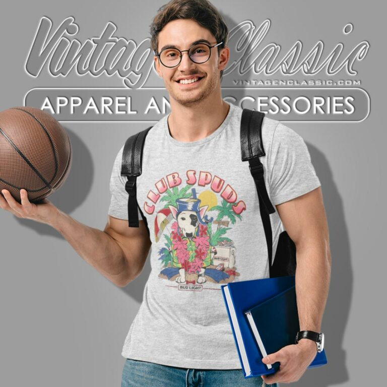 Spuds Mackenzie Bud Light Beer Club Spuds T Shirt Spuds Mackenzie Bud Light Beer Club Spuds T Shirt