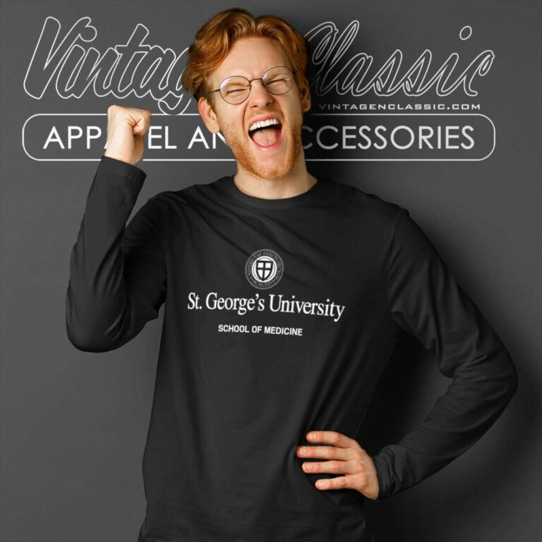 St George University School Of Medicine Long Sleeve Tee St George University School Of Medicine Long Sleeve Tee