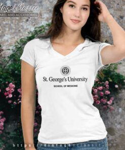 St George University School Of Medicine V Neck TShirt
