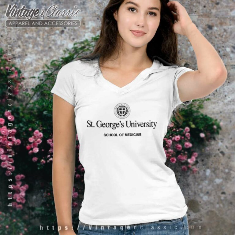St George University School Of Medicine V Neck TShirt St George University School Of Medicine V Neck TShirt